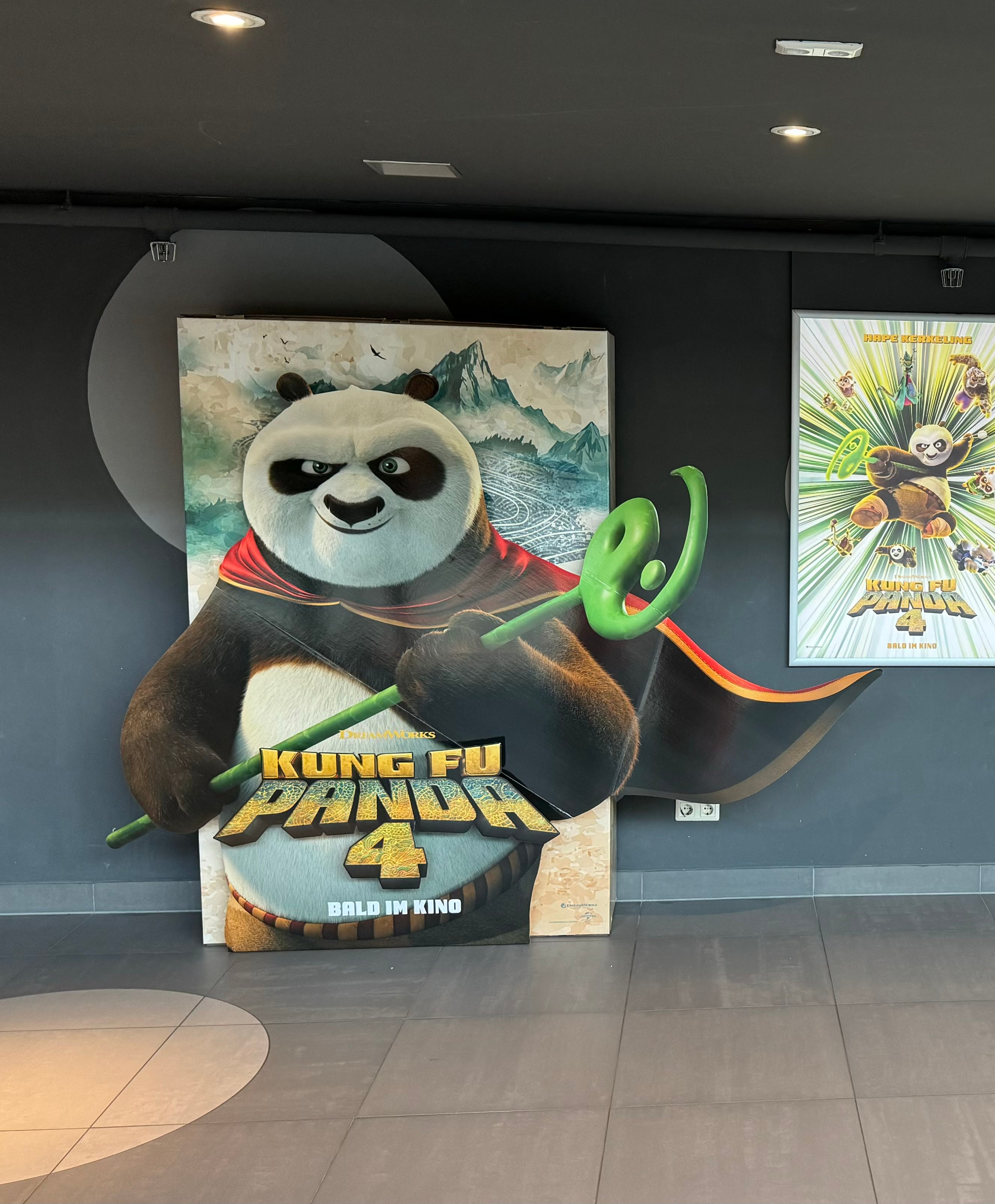 3d lifesize cinema standee of Kung Fu Panda